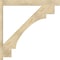 Ekena Millwork Merced Block Rough Sawn Outlooker, Douglas Fir, 6"W x 46"D x 46"H OUT06X46X46MRC05RDF - alternate 4